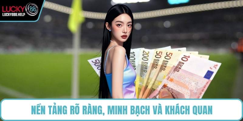 Nền tảng rõ ràng, minh bạch và khách quan